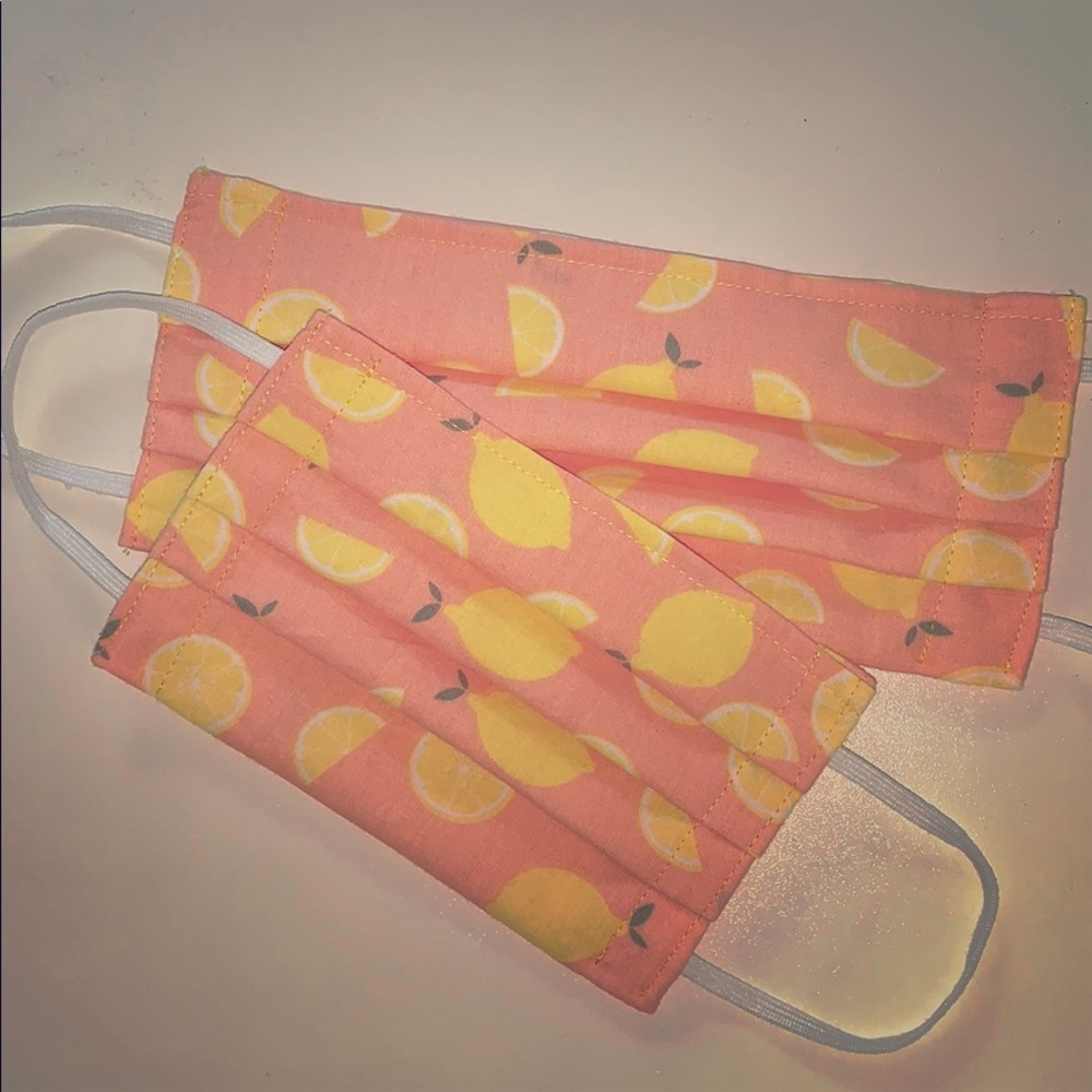 Mommy and Me Lemon Face Masks